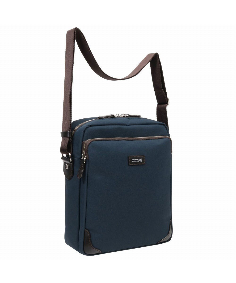 【エース バッグズ アンド ラゲッジ/ACE BAGS & LUGGAGE / MEN】のMACKINTOSH PHILOSOPHY バルヴェニー ショルダーバッグ タテ型 54282 マッキントッシュフィロソフィー インテリア・キッズ・メンズ・レディースファッション・服の通販 founy(ファニー) 　ファッション　Fashion　メンズファッション　MEN　バッグ　Bag/Men　コンパクト　Compact　ジャケット　Jacket　スマホ　Smartphone　フロント　Front　ポケット　Pocket　旅行　Travel　ネイビー|ID: prp329100001255633 ipo3291000000029087214