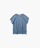 【エイトン/ATON】のSUVIN 60/2 キャップスリーブTシャツ BLUE GRAY|ID:prp329100001298803