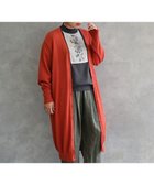 【ムーク/muuc】の〈高品質シルク&スーピマ超長綿〉〈洗えるニット〉〈通年着られる〉シルクコットンのロングカーディガン 人気、トレンドファッション・服の通販 founy(ファニー) ファッション Fashion レディースファッション WOMEN トップス・カットソー Tops/Tshirt ニット Knit Tops カーディガン Cardigans 春 Spring 洗える Washable カーディガン Cardigan キャンバス Canvas シルク Silk スーピマ Supima 手編み Hand Knitting 長袖 Long Sleeve パターン Pattern ベーシック Basic ロング Long 再入荷 Restock/Back In Stock/Re Arrival S/S・春夏 Ss・Spring/Summer 夏 Summer thumbnail オレンジ|ID: prp329100001505091 ipo3291000000028591716