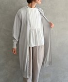 【ムーク/muuc】の〈高品質シルク&スーピマ超長綿〉〈洗えるニット〉〈通年着られる〉シルクコットンのロングカーディガン 人気、トレンドファッション・服の通販 founy(ファニー) ファッション Fashion レディースファッション WOMEN トップス・カットソー Tops/Tshirt ニット Knit Tops カーディガン Cardigans 春 Spring 洗える Washable カーディガン Cardigan キャンバス Canvas シルク Silk スーピマ Supima 手編み Hand Knitting 長袖 Long Sleeve パターン Pattern ベーシック Basic ロング Long 再入荷 Restock/Back In Stock/Re Arrival S/S・春夏 Ss・Spring/Summer 夏 Summer thumbnail ライトグレー|ID: prp329100001505091 ipo3291000000028591717