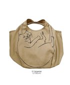 【ルートート/ROOTOTE】の2673【ミニサイズ エコバッグ:ネコ柄】/ NA.ルーショッパーミニ.マルシェ-B 01:ノワゼット|ID: prp329100001693184 ipo3291000000011765201