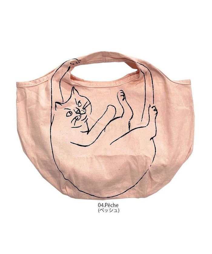 【ルートート/ROOTOTE】の2673【ミニサイズ エコバッグ:ネコ柄】/ NA.ルーショッパーミニ.マルシェ-B インテリア・キッズ・メンズ・レディースファッション・服の通販 founy(ファニー) https://founy.com/ ファッション Fashion レディースファッション WOMEN 洗える Washable ネコ Cat プリント Print ポケット Pocket ランダム Random ギフト プレゼント Gift Present |ID: prp329100001693184 ipo3291000000017840772