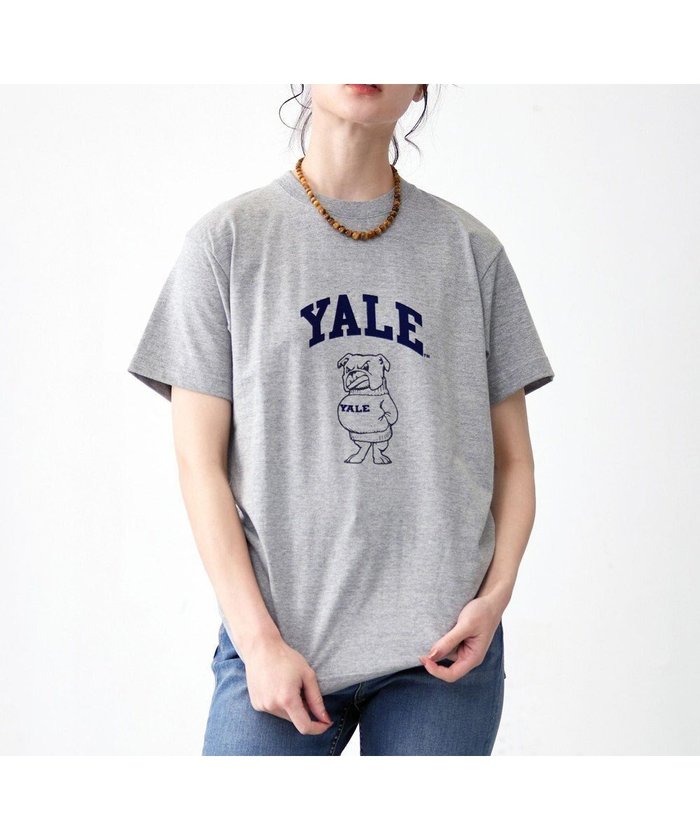 【ジェイプレスヨークストリート/J.PRESS YORK STREET】の【UNISEX】YALE × J.PRESS YORK STREET コラボTシャツ インテリア・キッズ・メンズ・レディースファッション・服の通販 founy(ファニー) https://founy.com/ ファッション Fashion レディースファッション WOMEN トップス・カットソー Tops/Tshirt シャツ/ブラウス Shirts/Blouses ロング / Tシャツ T-Shirts カットソー Cut and Sewn S/S・春夏 Ss・Spring/Summer ユニセックス Unisex アメリカン American カットソー Cut And Sew コラボ Collaboration 人気 Popularity 夏 Summer 春 Spring |ID: prp329100001701865 ipo3291000000028162843