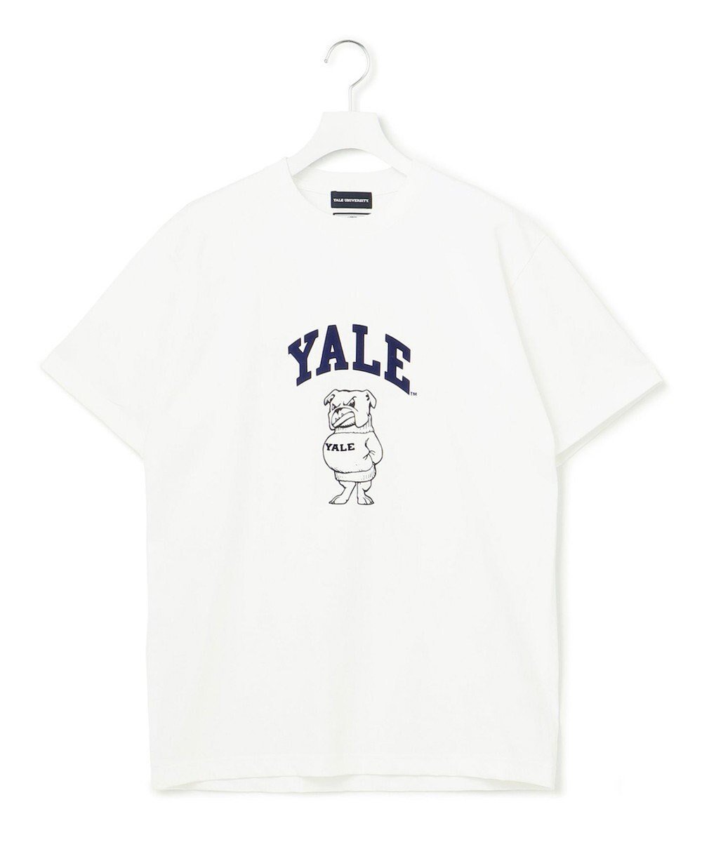 【ジェイプレスヨークストリート/J.PRESS YORK STREET】の【UNISEX】YALE × J.PRESS YORK STREET コラボTシャツ インテリア・キッズ・メンズ・レディースファッション・服の通販 founy(ファニー) 　ファッション　Fashion　レディースファッション　WOMEN　トップス・カットソー　Tops/Tshirt　シャツ/ブラウス　Shirts/Blouses　ロング / Tシャツ　T-Shirts　カットソー　Cut and Sewn　S/S・春夏　Ss・Spring/Summer　ユニセックス　Unisex　アメリカン　American　カットソー　Cut And Sew　コラボ　Collaboration　人気　Popularity　再入荷　Restock/Back In Stock/Re Arrival　夏　Summer　春　Spring　ホワイト系|ID: prp329100001701865 ipo3291000000029437277