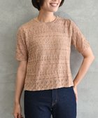 【ムーク/muuc】の〈高品質シルク100%〉透かしレース編み 半袖プルオーバー ブロンド|ID: prp329100001739566 ipo3291000000028591491