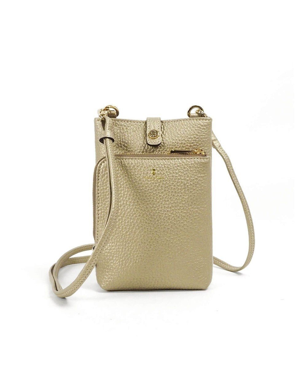 【ペレボルサ/PELLE BORSA】のマイクロショルダー Reinette Goods レネットグッズ 4746 インテリア・キッズ・メンズ・レディースファッション・服の通販 founy(ファニー) 　ファッション　Fashion　レディースファッション　WOMEN　ショルダー　Shoulder　ハンカチ　Handkerchief　ポケット　Pocket　リップ　Lip　財布　Wallet　ゴールド|ID: prp329100001739809 ipo3291000000026795486