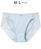 【ウィング/Wing】のペアショーツ 【マッチミーブラ】 やさしいフィット感 身生地部はソフトな風合い はきこみ丈あさめ KF2921 ウイング/ワコール サックス|ID: prp329100001758008 ipo3291000000032119784