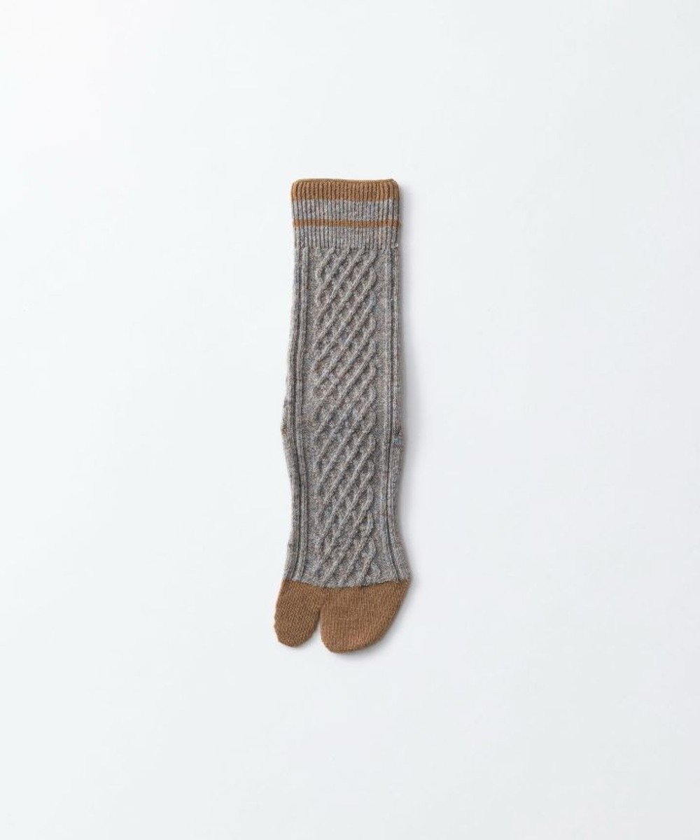 【トリコテ/Tricote】のTABI CABLE SOCKS/ インテリア・キッズ・メンズ・レディースファッション・服の通販 founy(ファニー) 　ファッション　Fashion　レディースファッション　WOMEN　ソックス　Socks　レッグウェア　Legwear　ソックス　Socks　タンブラー　Tumbler　82BEIGE|ID: prp329100001983079 ipo3291000000028350714