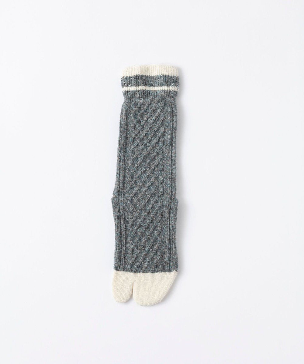 【トリコテ/Tricote】のTABI CABLE SOCKS/ インテリア・キッズ・メンズ・レディースファッション・服の通販 founy(ファニー) 　ファッション　Fashion　レディースファッション　WOMEN　ソックス　Socks　レッグウェア　Legwear　ソックス　Socks　タンブラー　Tumbler　95GRAY|ID: prp329100001983079 ipo3291000000028350715