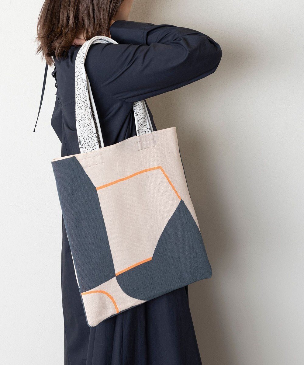 【トリコテ/Tricote】のPUZZLE LINE KNIT TOTE BAG / パズルラインニットトート 人気、トレンドファッション・服の通販 founy(ファニー) 　ファッション　Fashion　レディースファッション　WOMEN　トップス・カットソー　Tops/Tshirt　ニット　Knit Tops　おすすめ　Recommend　タオル　Towel　ポケット　Pocket　人気　Popularity　ビジネス 仕事 通勤　Business　 other-1|ID: prp329100001983087 ipo3291000000028589389