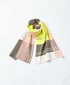 【トリコテ/Tricote】のSTRIPE CHECKERD MUFFLER / ボーダーチェックマフラー 52YELLOW|ID: prp329100001983152 ipo3291000000028589440