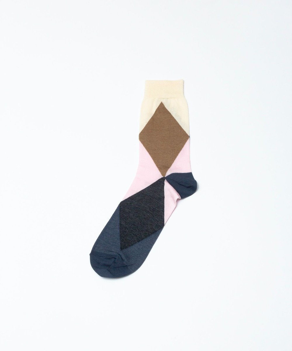 【トリコテ/Tricote / MEN】のARGYLE PAPA SOCKS (MENS) / アーガイル パパソックス (MENS) インテリア・キッズ・メンズ・レディースファッション・服の通販 founy(ファニー) 　ファッション　Fashion　メンズファッション　MEN　シューズ・靴　Shoes/Men　おすすめ　Recommend　ギフト プレゼント　Gift Present　ソックス　Socks　タンブラー　Tumbler　人気　Popularity　71LPINK|ID: prp329100001983542 ipo3291000000029084154