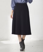 【ジェイ プレス/J.PRESS】の【洗える】セルロースリバー スカート ネイビー系|ID: prp329100001988516 ipo3291000000028389315