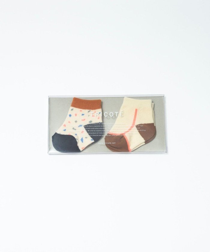 【トリコテ/Tricote / KIDS】のTERRAZZO SOCKS SET OF 2 / テラゾソックス2セット (BABY) インテリア・キッズ・メンズ・レディースファッション・服の通販 founy(ファニー) https://founy.com/ ファッション Fashion キッズファッション KIDS ギフト プレゼント Gift Present シューズ Shoes シンプル Simple ソックス Socks タンブラー Tumbler ベビー Baby ボックス Box |ID: prp329100001990672 ipo3291000000029395246