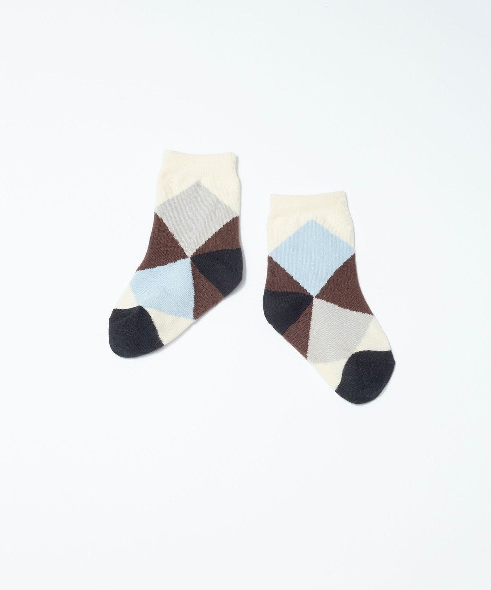 【トリコテ/Tricote / KIDS】のARGYLE SOCKS (KIDS) / アーガイル キッズソックス (KIDS) インテリア・キッズ・メンズ・レディースファッション・服の通販 founy(ファニー) 　ファッション　Fashion　キッズファッション　KIDS　おすすめ　Recommend　ギフト プレゼント　Gift Present　シューズ　Shoes　ソックス　Socks　タンブラー　Tumbler　ベビー　Baby　人気　Popularity　05BOY|ID: prp329100001990681 ipo3291000000029395262