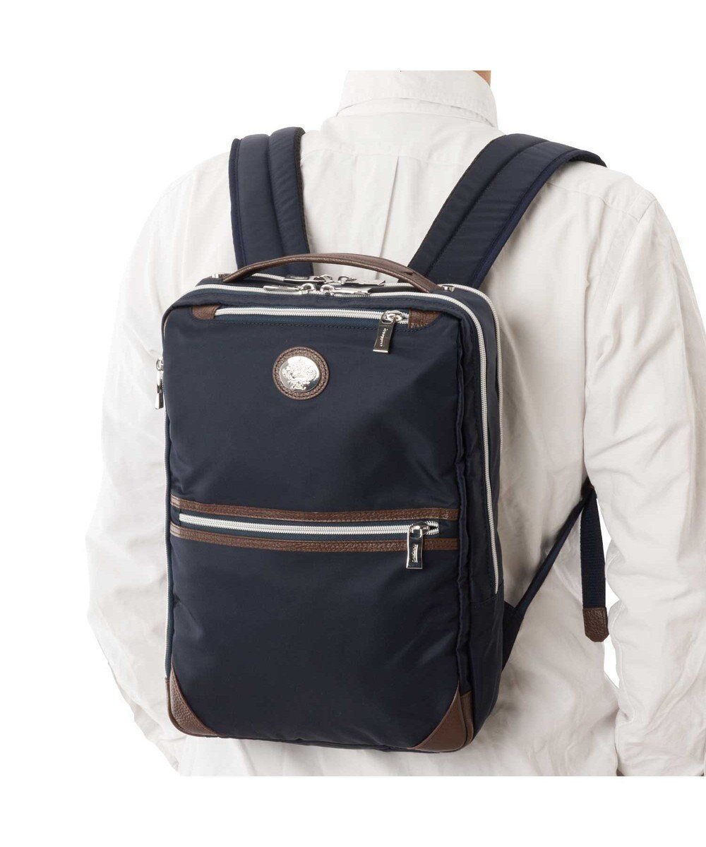 【エース バッグズ アンド ラゲッジ/ACE BAGS & LUGGAGE / MEN】のOrobianco BASIC バックパック NASCERE 92185 リュックサック インテリア・キッズ・メンズ・レディースファッション・服の通販 founy(ファニー) 　ファッション　Fashion　メンズファッション　MEN　バッグ　Bag/Men　セットアップ　Set Up　ポケット　Pocket　リュック　Ruck Sack　スーツケース キャリーケース　Suitcase　ネイビー×ブラウン|ID: prp329100002030843 ipo3291000000029084221