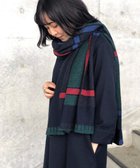 【ニトリト/nitorito】の【定番人気/秋冬向け/軽い/UNISEX】tanbo チェック柄 ストール navy|ID:prp329100002041997