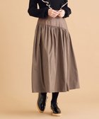 【フェルゥ/Feroux】の【洗える】フェイクレザーコンビスカート 人気、トレンドファッション・服の通販 founy(ファニー) ファッション Fashion レディースファッション WOMEN スカート Skirt A/W・秋冬 Aw・Autumn/Winter・Fw・Fall-Winter ギャザー Gather コンビ Combination ツイル Twill トレンド Trend フィット Fit フェイクレザー Faux Leather 洗える Washable thumbnail キャメル系|ID: prp329100002061104 ipo3291000000028588014