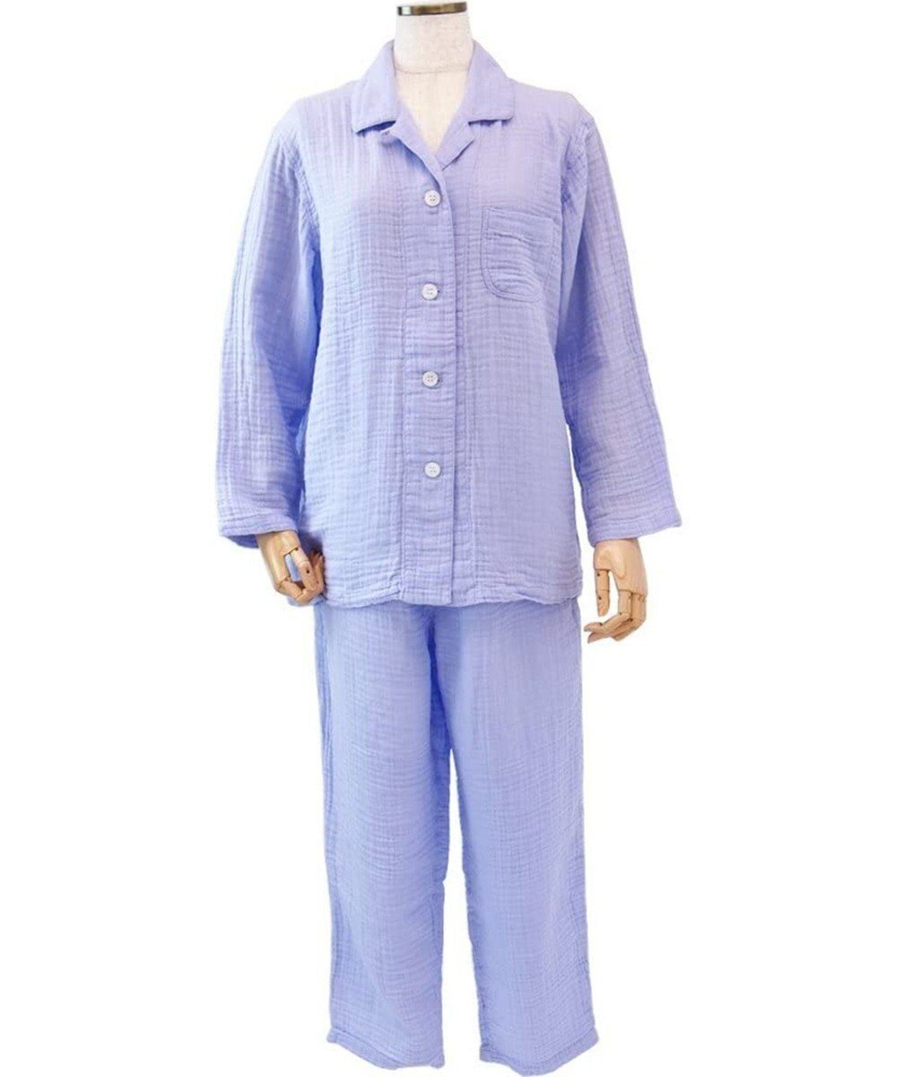 【ウチノ/UCHINO】のクレープガーゼレディスパジャマ インテリア・キッズ・メンズ・レディースファッション・服の通販 founy(ファニー) 　ファッション　Fashion　レディースファッション　WOMEN　パジャマ　Pajamas　バイオレット|ID: prp329100002063298 ipo3291000000025936618