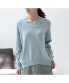 【ジェイ プレス/J.PRESS】の【洗える】CASHMERE BLEND Vネック ニット ライトグリーン系|ID: prp329100002071673 ipo3291000000028366820