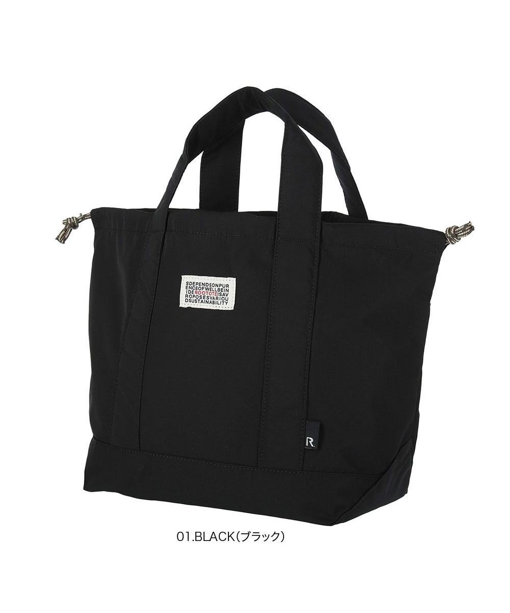 【ルートート/ROOTOTE】の2966【優れた形態回復・発色】/ SN.デリ.YUSAN-A インテリア・キッズ・メンズ・レディースファッション・服の通販 founy(ファニー) 　ファッション　Fashion　レディースファッション　WOMEN　バッグ　Bag　ウォッシャブル　Washable　洗える　Washable　クッション　Cushion　コンパクト　Compact　巾着　Purse　軽量　Lightweight　シンプル　Simple　ストレッチ　Stretch　ハンド　Hand　フォルム　Form　ボックス　Box　ポケット　Pocket　ポーチ　Pouch　無地　Plain Color　ワンポイント　One Point　おすすめ　Recommend　01:ブラック|ID: prp329100002099311 ipo3291000000029640216