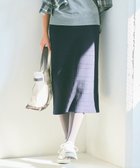 【組曲/KUMIKYOKU】の【洗える】アイレットパターン ニットスカート ネイビー系|ID:prp329100002108442