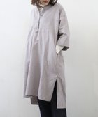 【ホワイトメイルズ/WHITE MAILS】の【WOMEN】COTTON PAPER SOFT TWILL ワイドスリーブドレス パープル|ID: prp329100002110298 ipo3291000000028587413