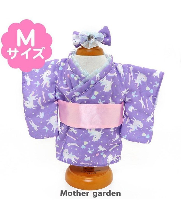 【マザーガーデン/Mother garden / KIDS】のマザーガーデン うさももMサイズ 着せ替え用お洋服 《夢見るユニコーン柄浴衣》 インテリア・キッズ・メンズ・レディースファッション・服の通販 founy(ファニー) https://founy.com/ ファッション Fashion キッズファッション KIDS ガーデン Garden リボン Ribbon |ID: prp329100002113595 ipo3291000000027487071