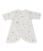 【ミキハウスホットビスケッツ/MIKI HOUSE HOT BISCUITS / KIDS】の【50-60cm】 フライス素材の総柄コンビ肌着 ブルー|ID:prp329100002127494