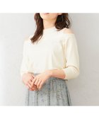 【フェルゥ/Feroux】の【洗える】カットオフショルダー ニット アイボリー系|ID: prp329100002154928 ipo3291000000028591994