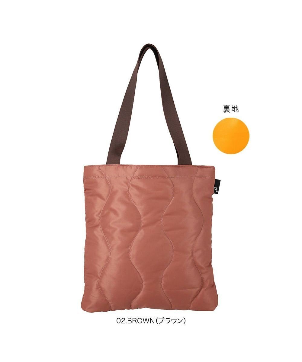 【ルートート/ROOTOTE】の6882【ROOTOTE x NISHIKAWA】/ FE.アーキャトル.キルト-A インテリア・キッズ・メンズ・レディースファッション・服の通販 founy(ファニー) 　ファッション　Fashion　レディースファッション　WOMEN　バッグ　Bag　キルティング　Quilting　キルト　Quilt　ジーンズ　Jeans　ダウン　Down　ポケット　Pocket　ミリタリー　Military　おすすめ　Recommend　ビジネス 仕事 通勤　Business　02:ブラウン|ID: prp329100002174846 ipo3291000000029640110