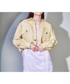 【グレース コンチネンタル/GRACE CONTINENTAL】のレザーシャツショートジャケット イエロー|ID: prp329100002211135 ipo3291000000028586161