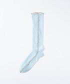 【トリコテ/Tricote】のMELLOW TULLE HIGH SOCKS/メローチュールハイソックス 人気、トレンドファッション・服の通販 founy(ファニー) ファッション Fashion レディースファッション WOMEN ソックス Socks レッグウェア Legwear おすすめ Recommend シアー Sheer ソックス Socks タンブラー Tumbler チュール Tulle エレガント 上品 Elegant 夏 Summer thumbnail 31L.BLUE|ID: prp329100002217555 ipo3291000000028586251