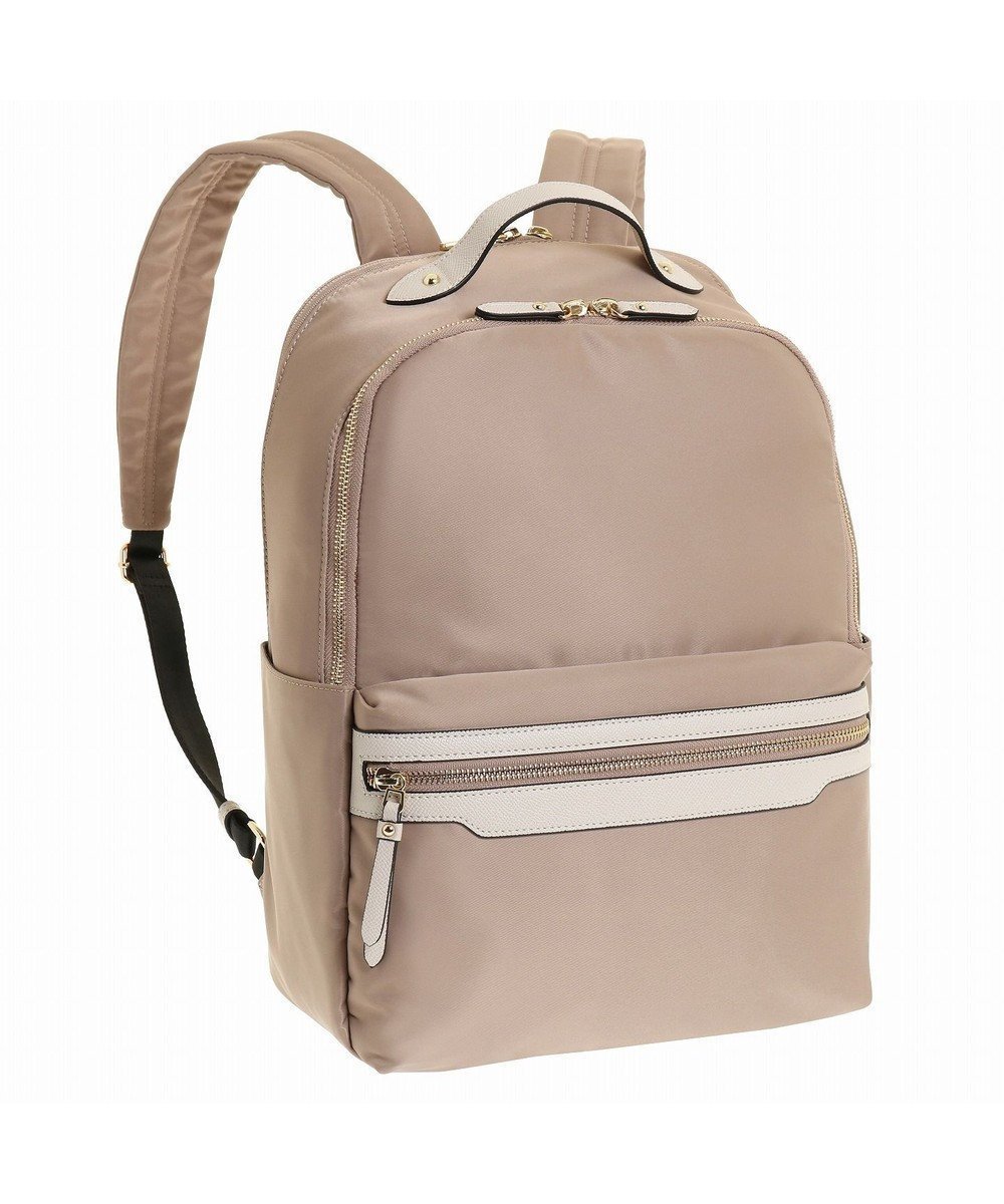 【エースバッグズアンドラゲッジ/ACE BAGS & LUGGAGE】のace. リモフィス ビジネスリュック レディース A4 13.3インチ 10312 インテリア・キッズ・メンズ・レディースファッション・服の通販 founy(ファニー) 　ファッション　Fashion　レディースファッション　WOMEN　クッション　Cushion　ストライプ　Stripe　スーツケース キャリーケース　Suitcase　セットアップ　Set Up　ビジネス 仕事 通勤　Business　ポケット　Pocket　リュック　Ruck Sack　傘　Umbrella　抗菌　Antibacterial　ベージュ|ID: prp329100002245323 ipo3291000000028349461