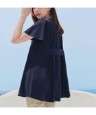 【ティアクラッセ/Tiaclasse】の【小倉優子さん着用・選べる袖TYPE・洗える】バックフレアチュニック 新色 半袖ネイビー|ID: prp329100002245379 ipo3291000000031936613