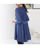 【ティアクラッセ/Tiaclasse】の【おのののかさん着用】半袖&七分袖選べる袖丈バックフレアチュニック 七分袖ブルー|ID: prp329100002245379 ipo3291000000036014178