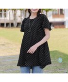 【ティアクラッセ/Tiaclasse】の【おのののかさん着用】半袖&七分袖選べる袖丈バックフレアチュニック 半袖ドット|ID: prp329100002245379 ipo3291000000036014205