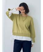 【イェッカ ヴェッカ/YECCA VECCA】のシャツレイヤードニット Green|ID: prp329100002296709 ipo3291000000029361698