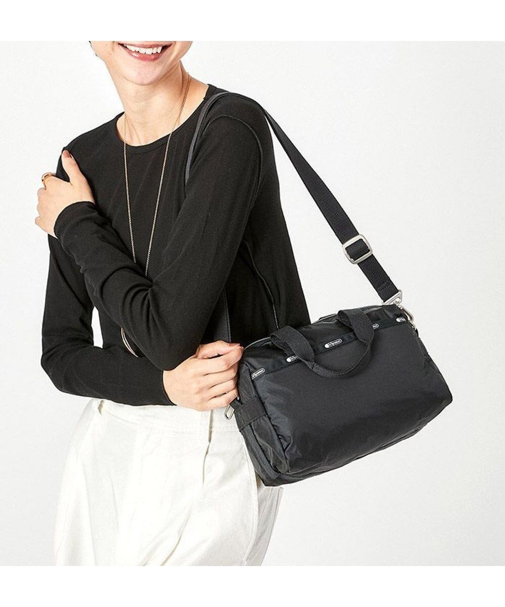 【レスポートサック/LeSportsac】のSMALL UPTOWN SATCHEL/ブラックC 人気、トレンドファッション・服の通販 founy(ファニー) 　ファッション　Fashion　レディースファッション　WOMEN　コンパクト　Compact　軽量　Lightweight　シンプル　Simple　スポーティ　Sporty　財布　Wallet　トラベル　Travel　人気　Popularity　ハンドバッグ　Handbag　プリント　Print　ポケット　Pocket　無地　Plain Color　おすすめ　Recommend　旅行　Travel　 other-1|ID: prp329100002301112 ipo3291000000029253490