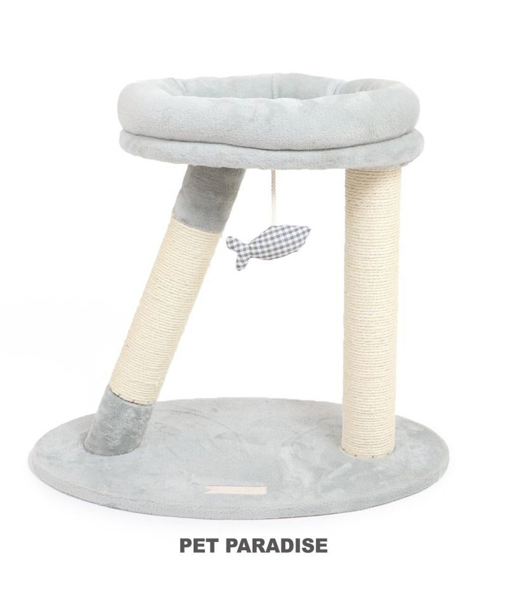 【ペットパラダイス/PET PARADISE / GOODS】の猫 キャットタワー 55cm スリム インテリア・キッズ・メンズ・レディースファッション・服の通販 founy(ファニー) 　スリム　Slim　ネコ　Cat　猫　Cat　ファブリック　Fabric　ホーム・キャンプ・アウトドア・お取り寄せ　Home,Garden,Outdoor,Camping Gear　ペットグッズ　Pet Supplies　グレー|ID: prp329100002305094 ipo3291000000026056654