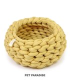 【ペットパラダイス/PET PARADISE / GOODS】の猫 ベッド おしゃれ 編み カドラー (42cm) マスタード|ID: prp329100002305096 ipo3291000000029393826