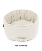 【ペットパラダイス/PET PARADISE / GOODS】の猫 ベッド おしゃれ 丸型 カドラー (30cm) ベージュ×ドット|ID: prp329100002305126 ipo3291000000029393844