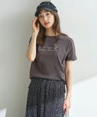 【エニィ スィス/any SiS】のロゴ刺繍 Tシャツ スレート|ID: prp329100002314932 ipo3291000000027112281