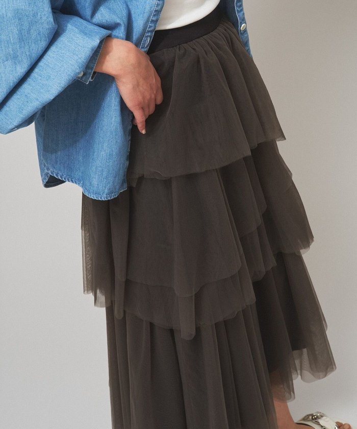 【グレース コンチネンタル/GRACE CONTINENTAL】のチュールイレギュラースカート インテリア・キッズ・メンズ・レディースファッション・服の通販 founy(ファニー) https://founy.com/ ファッション Fashion レディースファッション WOMEN スカート Skirt S/S・春夏 Ss・Spring/Summer おすすめ Recommend アシンメトリー Asymmetry シューズ Shoes チュール Tulle バランス Balance フェミニン Feminine フラット Flat リュクス Luxe ロング Long 夏 Summer 春 Spring |ID: prp329100002326611 ipo3291000000025738813