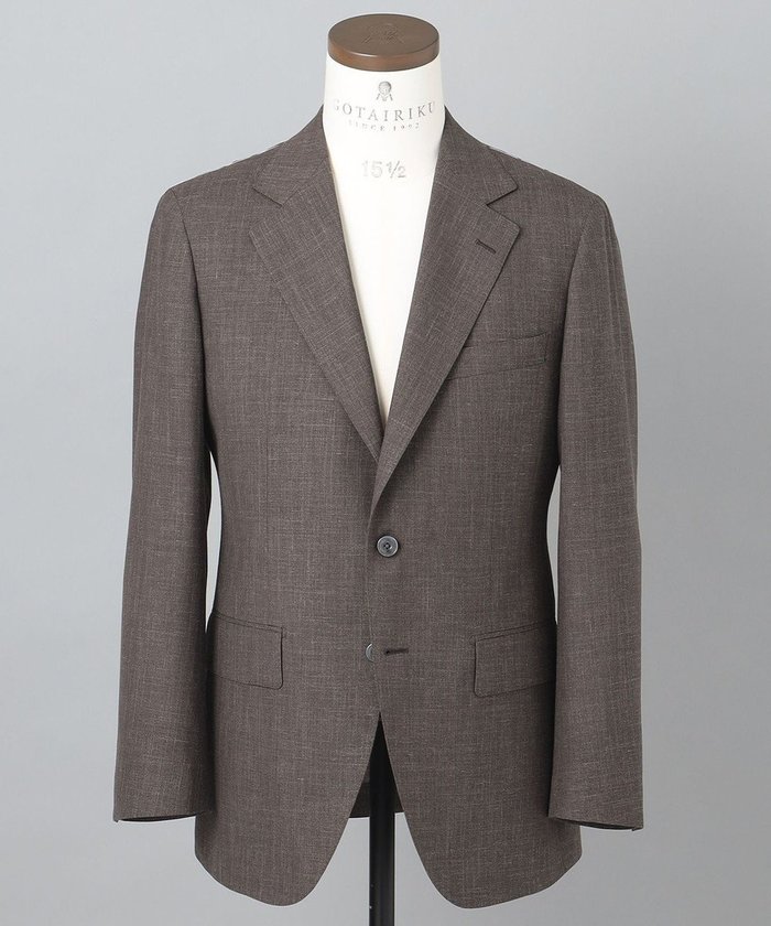 【五大陸/gotairiku / MEN】の【Loro Piana】SUMMERTIME インテリア・キッズ・メンズ・レディースファッション・服の通販 founy(ファニー) https://founy.com/ ファッション Fashion メンズファッション MEN アウター Coats Outerwear/Men テーラードジャケット Tailored Jackets イタリア Italy 春 Spring キュプラ Cupra シェイプ Shape ジャケット Jacket 定番 Standard ヘリンボーン Herringbone 別注 Special Order レギュラー Regular S/S・春夏 Ss・Spring/Summer 夏 Summer |ID: prp329100002330497 ipo3291000000028713717