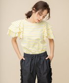 【組曲/KUMIKYOKU】の【組曲×setsuko sagittaire】joyバスク Tシャツ イエロー系1|ID:prp329100002335030