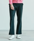 【23区 ゴルフ/NIJYUSANKU GOLF】の【WOMEN】【23Fondation/WEB 一部店舗限定】ソフトダンボールニット フレアパンツ ブラック系|ID: prp329100002342614 ipo3291000000028583086