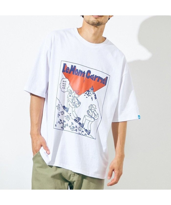 【シェアパーク/SHARE PARK / MEN】の【UNISEX】UVカット アートコラボTシャツ〈HIKING〉 インテリア・キッズ・メンズ・レディースファッション・服の通販 founy(ファニー) https://founy.com/ ファッション Fashion レディースファッション WOMEN トップス・カットソー Tops/Tshirt シャツ/ブラウス Shirts/Blouses ロング / Tシャツ T-Shirts カットソー Cut and Sewn 春 Spring カットソー Cut And Sew コラボ Collaboration 吸水 Water Absorption 人気 Popularity フランス France フロント Front プリント Print ユニセックス Unisex リラックス Relax ワーク Work 再入荷 Restock/Back In Stock/Re Arrival S/S・春夏 Ss・Spring/Summer 夏 Summer |ID: prp329100002359153 ipo3291000000029639918