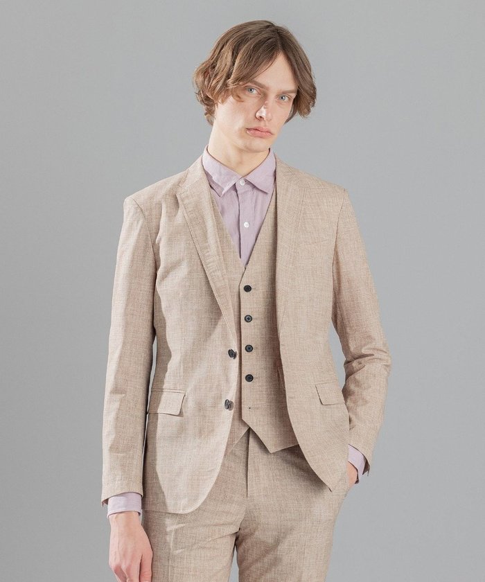 【ジョゼフ オム/JOSEPH HOMME / MEN】の3ピース対応 クールドッツストレッチ ジャケット インテリア・キッズ・メンズ・レディースファッション・服の通販 founy(ファニー) https://founy.com/ ファッション Fashion メンズファッション MEN アウター Coats Outerwear/Men テーラードジャケット Tailored Jackets シェイプ Shape ジャケット Jacket ストレッチ Stretch セットアップ Set Up センター Center フラップ Flap プリント Print ベーシック Basic ポケット Pocket 夏 Summer 春 Spring S/S・春夏 Ss・Spring/Summer 洗える Washable 雑誌 Magazine |ID: prp329100002373083 ipo3291000000029076942