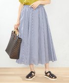 【エニィファム/any FAM】の【ウエストゴム】シャンブレーライク スカート 人気、トレンドファッション・服の通販 founy(ファニー) ファッション Fashion レディースファッション WOMEN スカート Skirt S/S・春夏 Ss・Spring/Summer おすすめ Recommend コンパクト Compact トレンド Trend フレア Flare 夏 Summer 春 Spring thumbnail ブルーギンガム|ID: prp329100002374005 ipo3291000000026784599